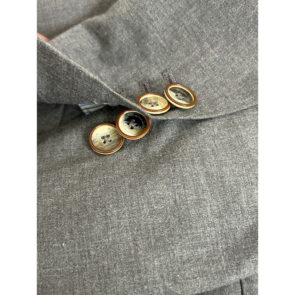 Massimo Dutti Blazer 42R Patch Pocket Unconstructed Cotton Linen Surgeon Cuffs - Picture 7 of 16